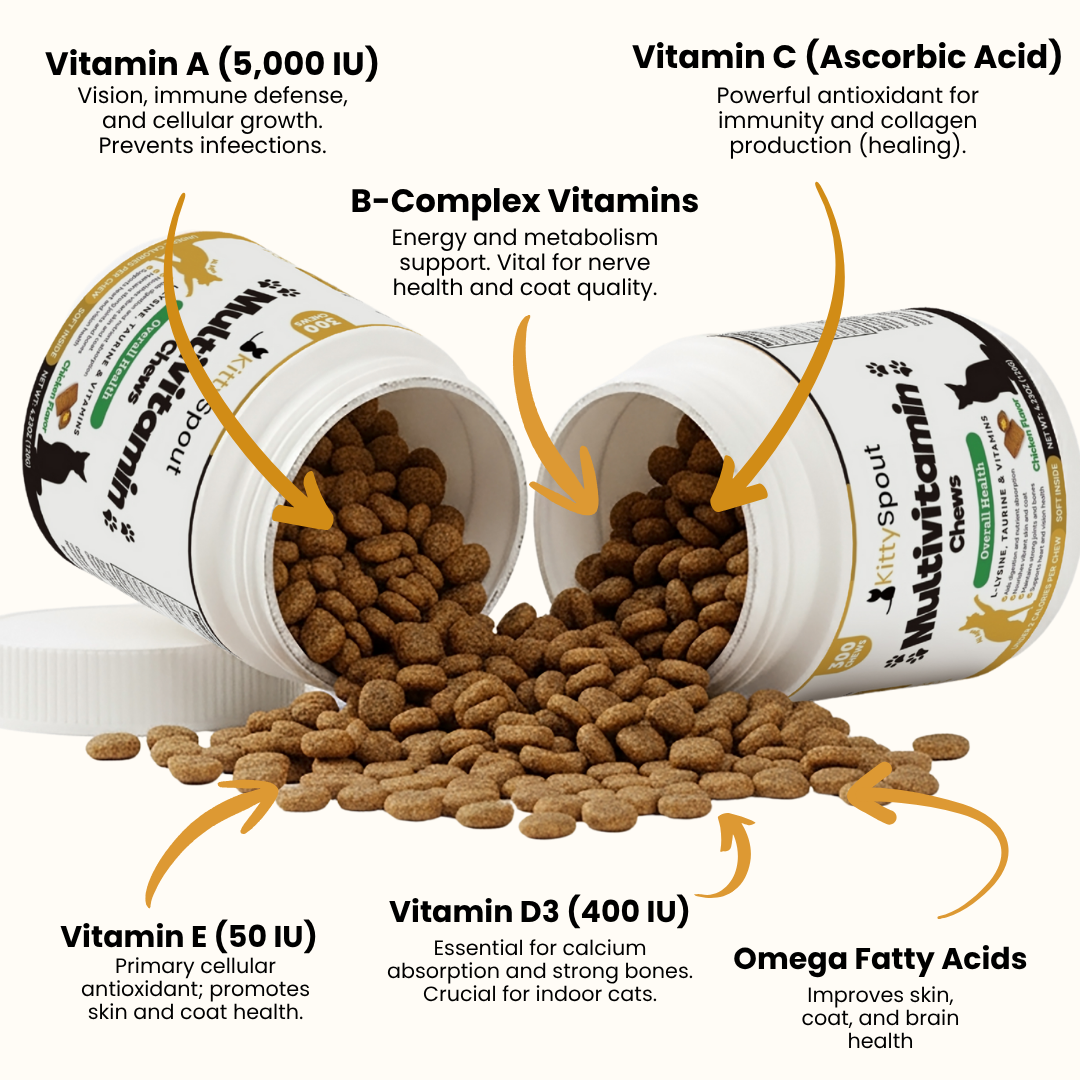 KittySpout Multivitamin Chews - 30 Day Supply