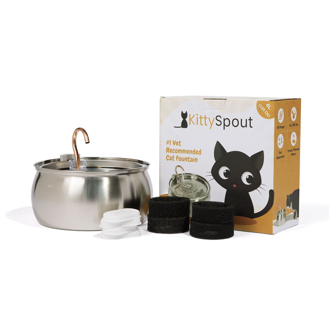 (Main Bundle Page) The KittySpout™ - Health & Happiness Cat Kit