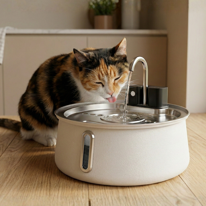 Finally, A Cat Fountain That Matches Your Space