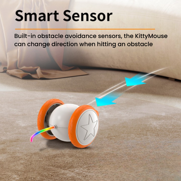 Mouse Hunt Cat Toy, App Controlled by Meowingtons